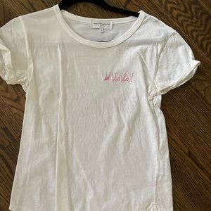 Maison Labiche white tee shirt